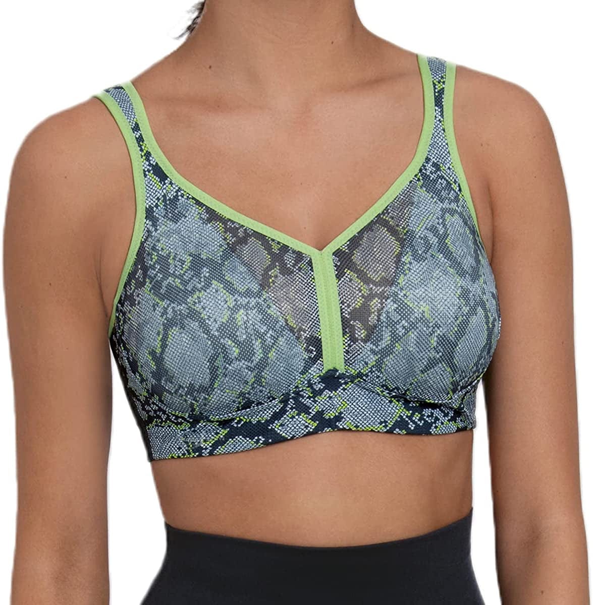 Anita Air Control Padded Cup Sports Bra Viper Grey / 36F