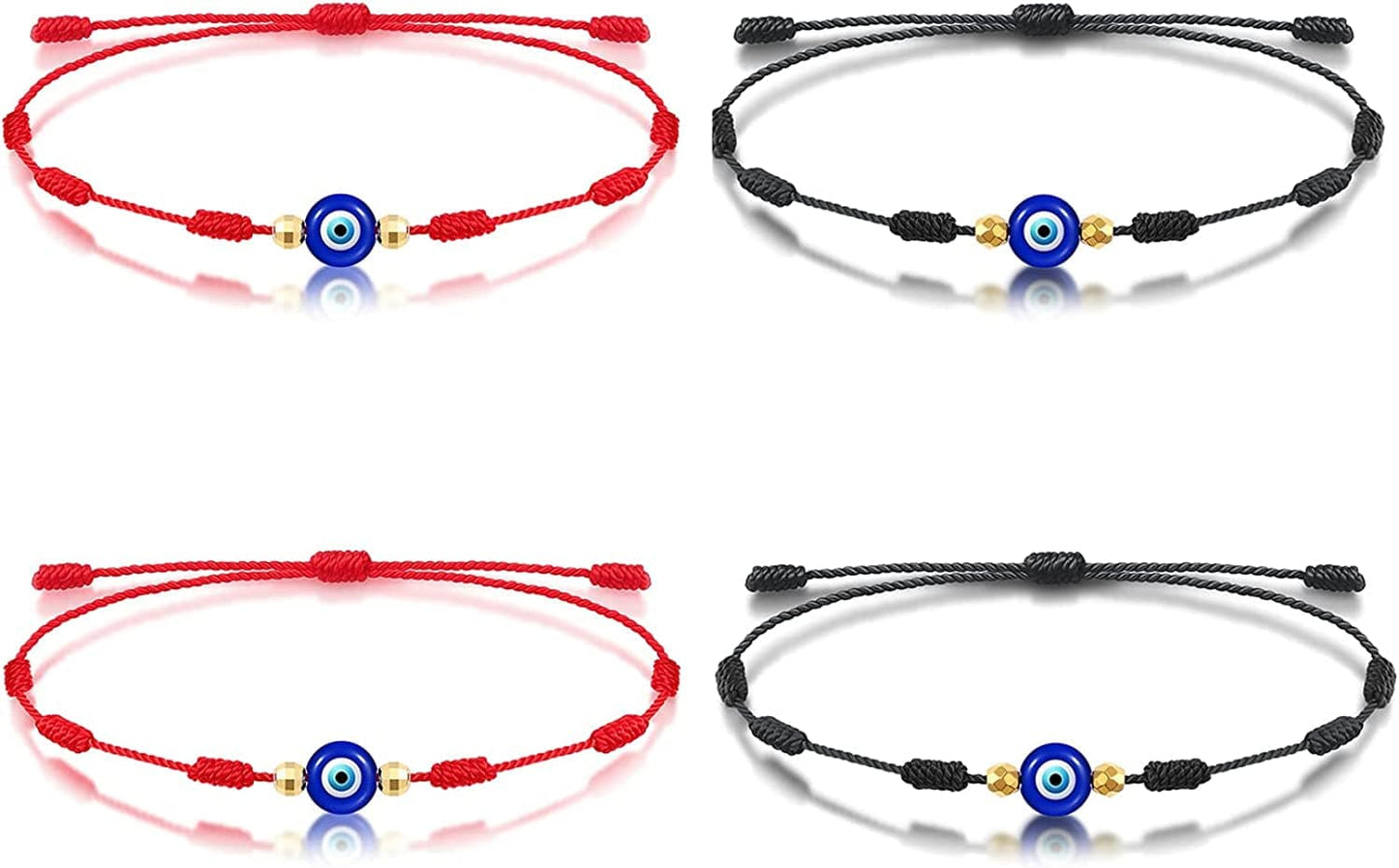 Ankle Bracelets for Women Cuban Link Anklet Tennis Anklet Butterfly Anklets Heart Anklet Gold Anklets for Women Silver Anklet Bracelets for Women Dainty Foot Jewelry Apparel & Accessories > Jewelry > Anklets Sora Tuki Style35-4set evil eye