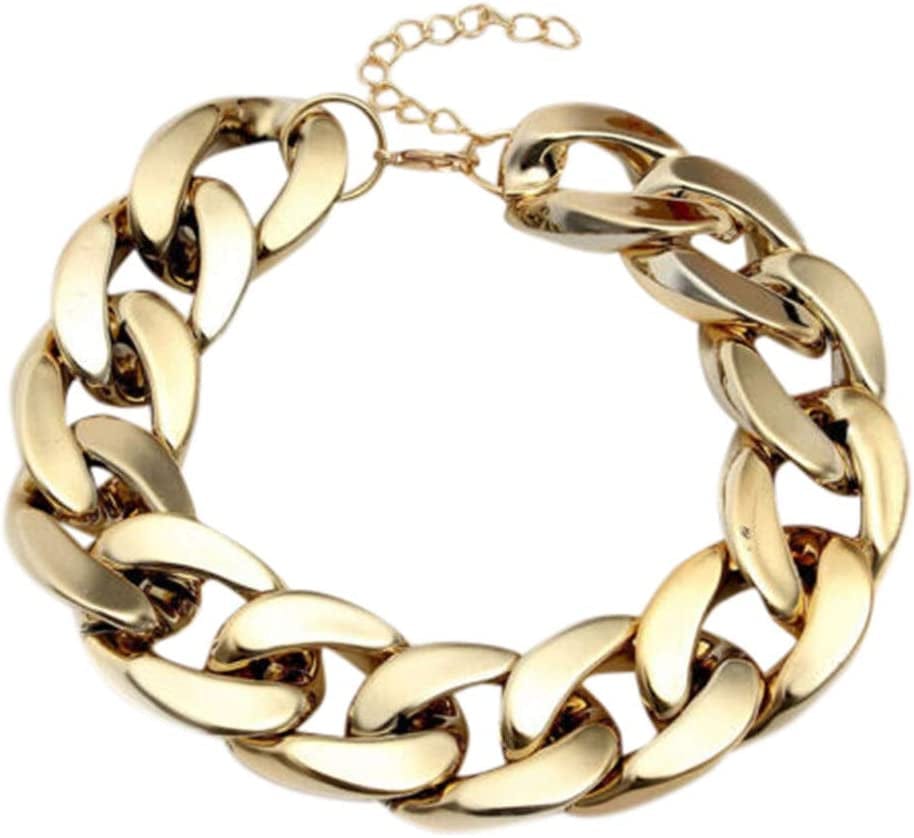 Anklet for Women Chunky Golden Sandal Ankle Women Beach Silver Anklet Fashion Chain Foot Anklet Ankle Bracelets (Gold, One Size) Apparel & Accessories > Jewelry > Anklets Generic Gold,Golden,Silver One Size