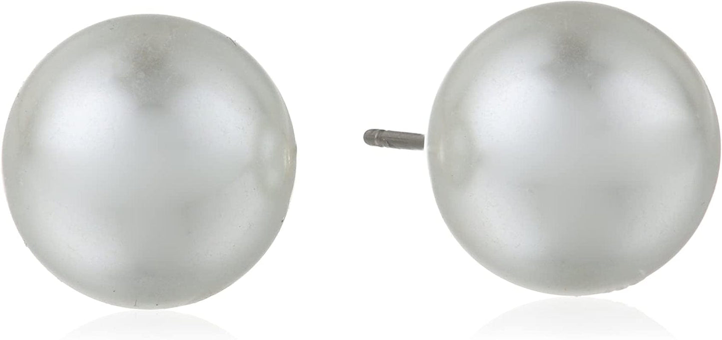 Anne Klein Small Twisted Stud Earrings Apparel & Accessories > Jewelry > Earrings KYLIE MAX Pearl Fair Lady 12mm Pearl Stud Earrings