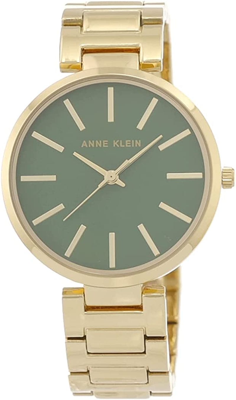 Anne Klein Women'S Bracelet Watch Gold/Green