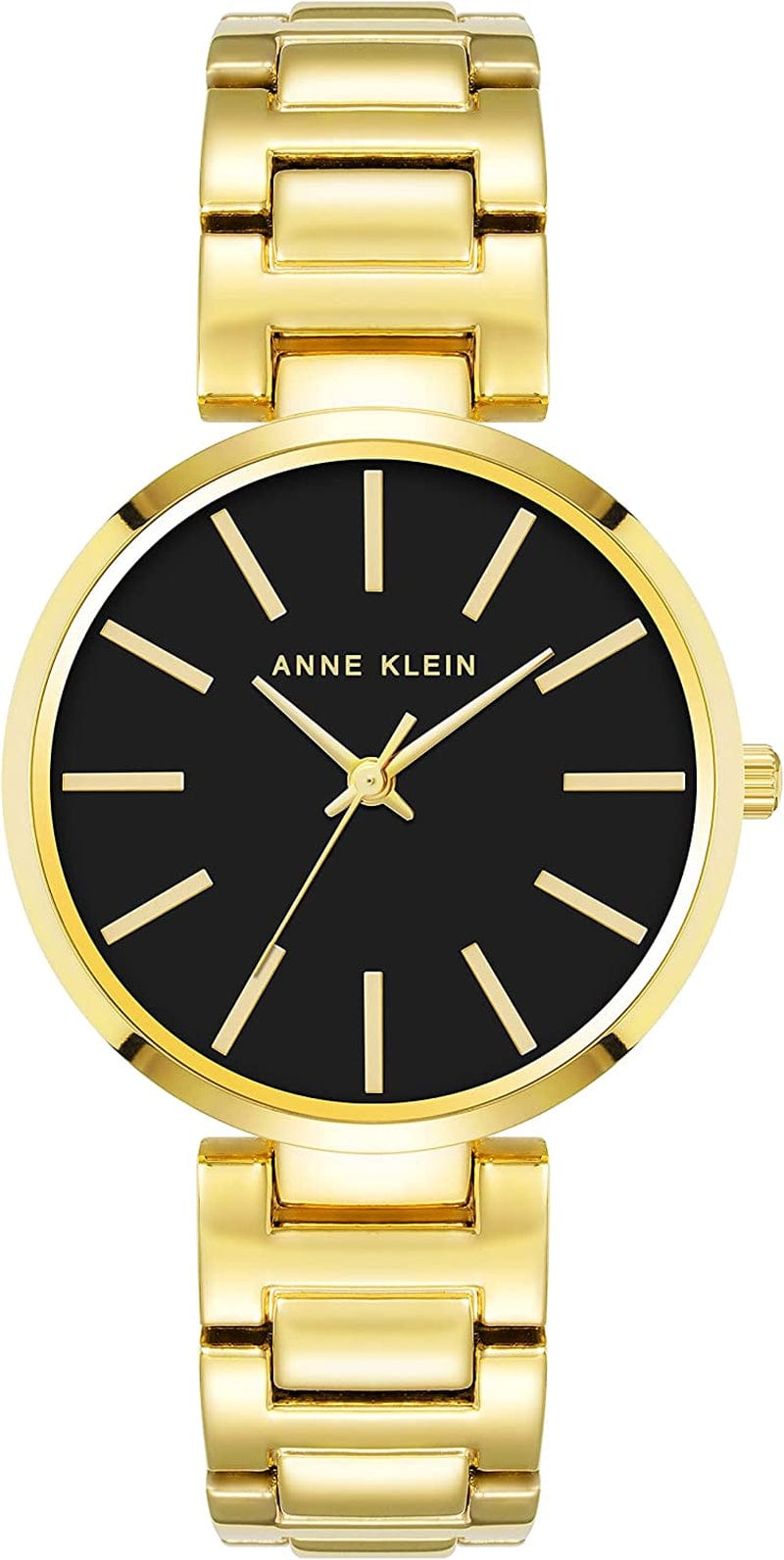 Anne Klein Women'S Bracelet Watch Gold/Black