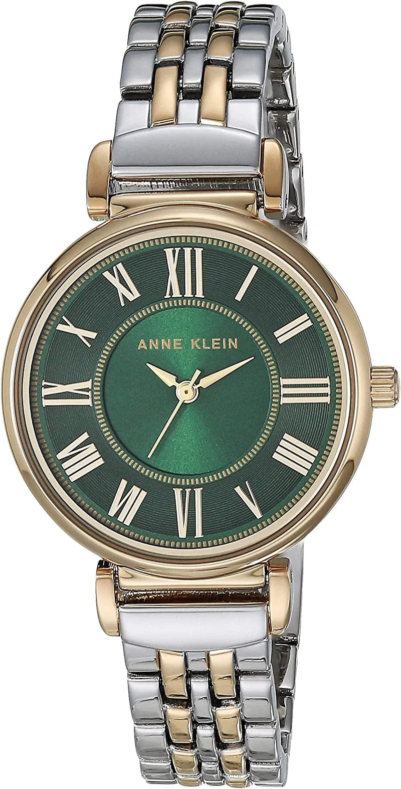Anne Klein Women'S Bracelet Watch Green/Two Tone