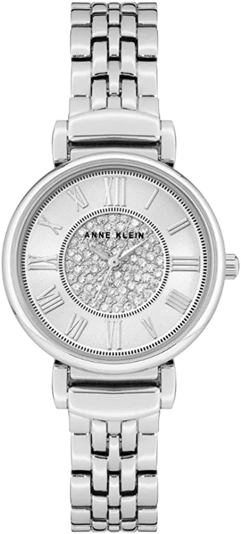 Anne Klein Women'S Bracelet Watch Silver/Crystals
