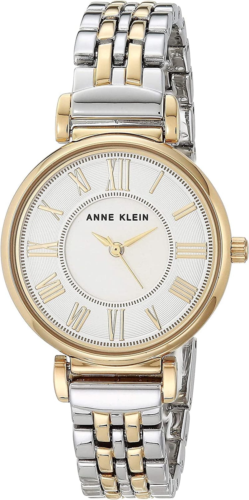 Anne Klein Women'S Bracelet Watch Two Tone/White