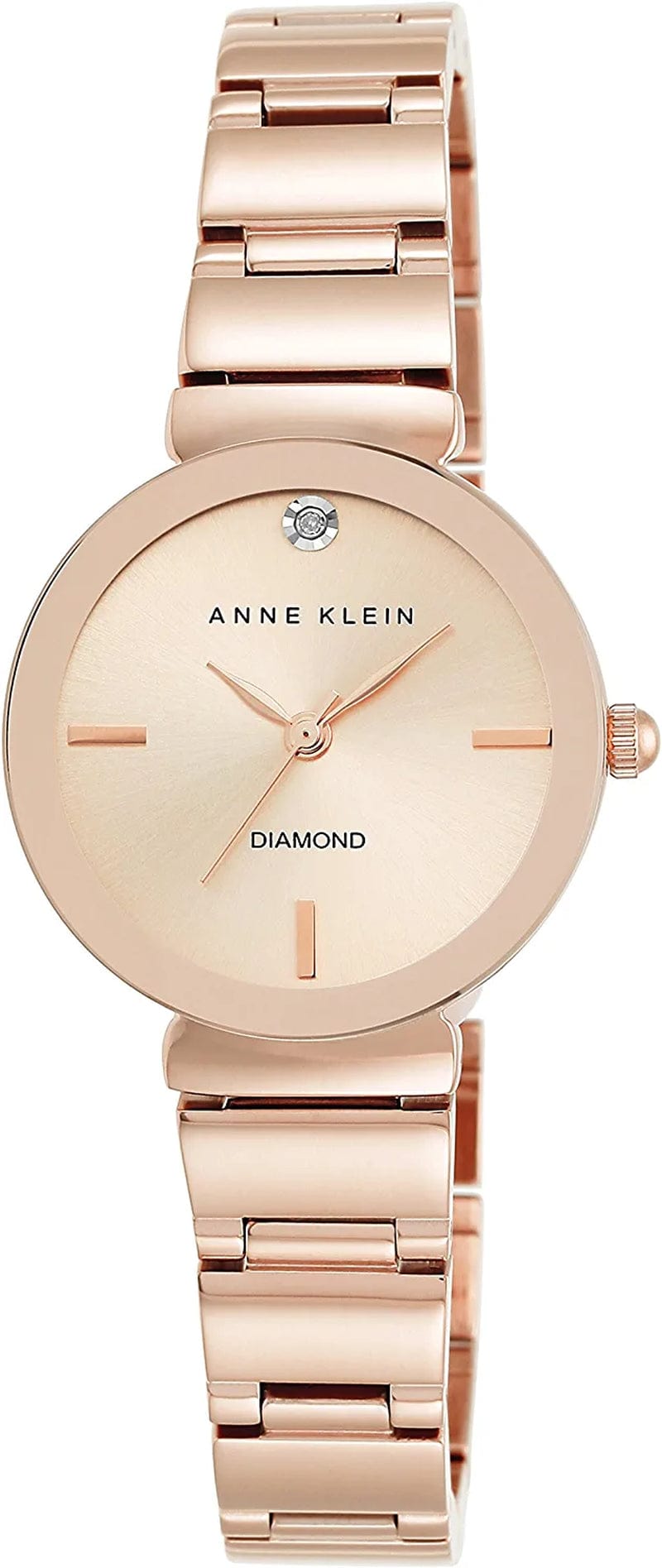 Anne Klein Women'S Genuine Diamond Dial Bracelet Watch Rose Gold