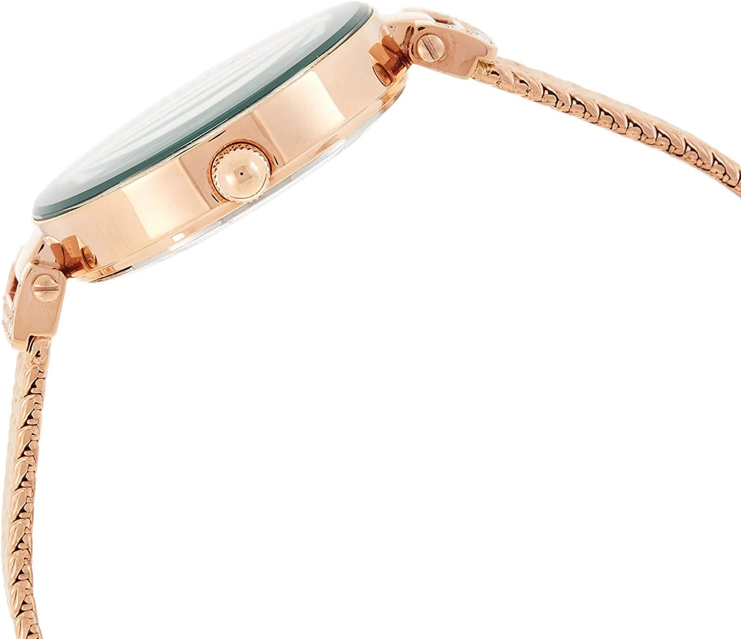 Anne Klein Women'S Premium Crystal Accented Mesh Bracelet Watch