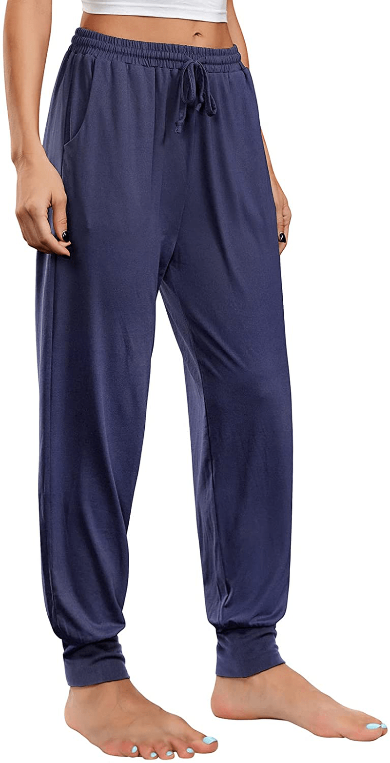 Annenmy Womens Yoga Sweatpants for Women High Waist Workout Joggers Pants Casual Drawstring Comfy Lounge Pants with Pockets Apparel & Accessories > Clothing > Activewear Kylie Max