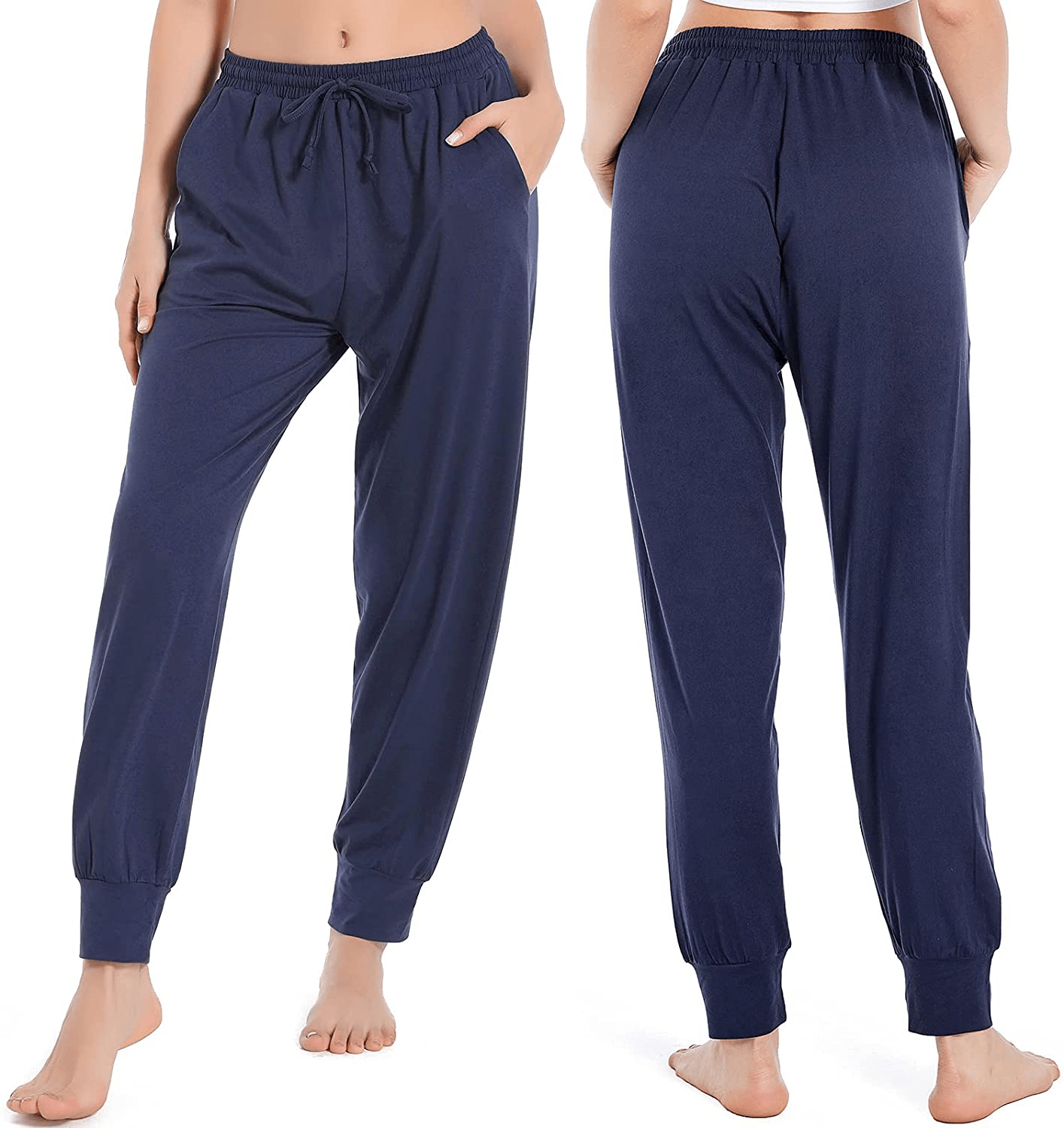Annenmy Womens Yoga Sweatpants for Women High Waist Workout Joggers Pants Casual Drawstring Comfy Lounge Pants with Pockets Apparel & Accessories > Clothing > Activewear Kylie Max