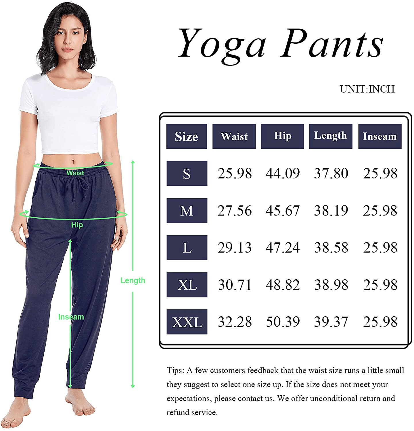 Annenmy Womens Yoga Sweatpants for Women High Waist Workout Joggers Pants Casual Drawstring Comfy Lounge Pants with Pockets Apparel & Accessories > Clothing > Activewear Kylie Max