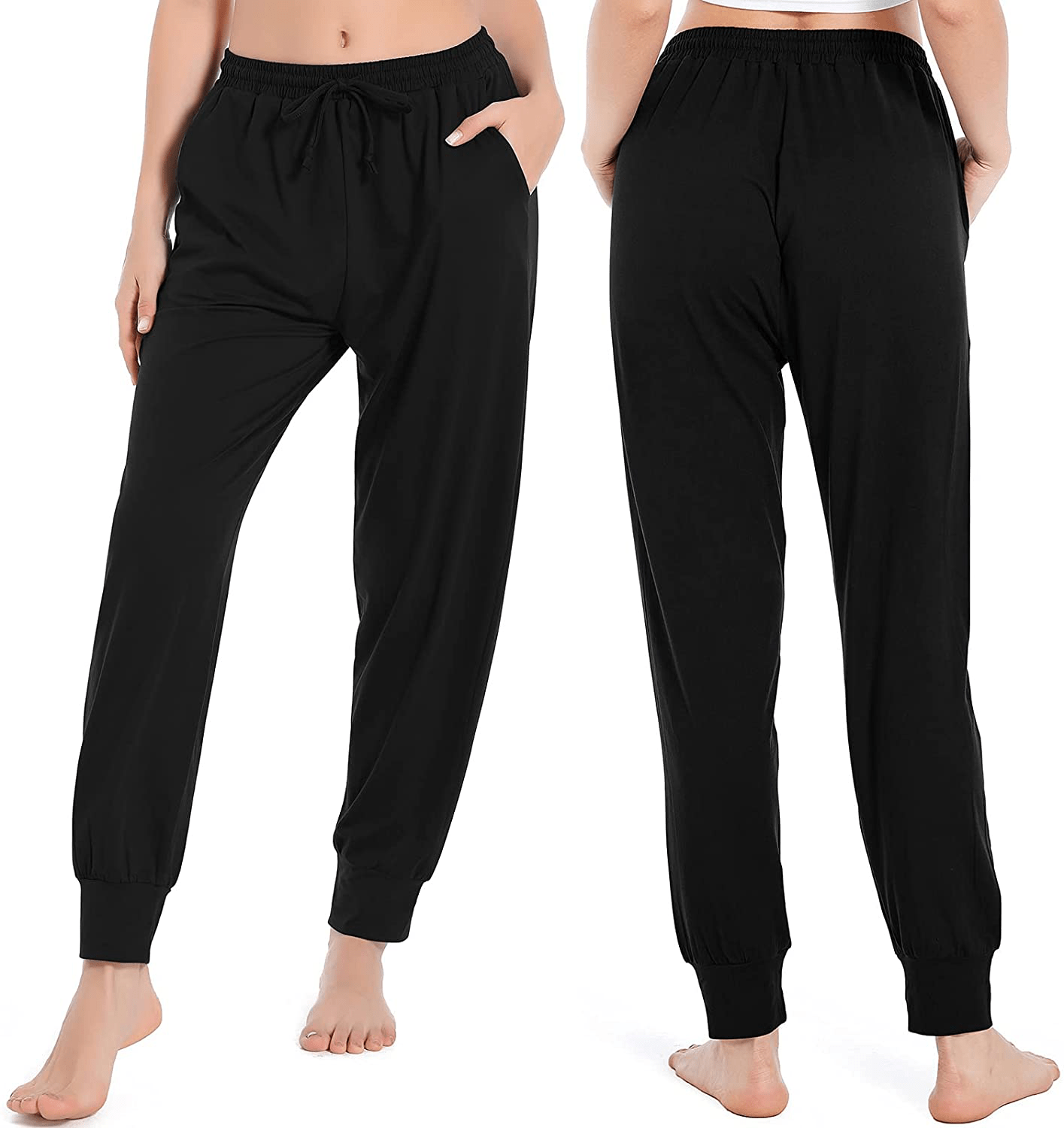 Annenmy Womens Yoga Sweatpants for Women High Waist Workout Joggers Pants Casual Drawstring Comfy Lounge Pants with Pockets Apparel & Accessories > Clothing > Activewear Kylie Max