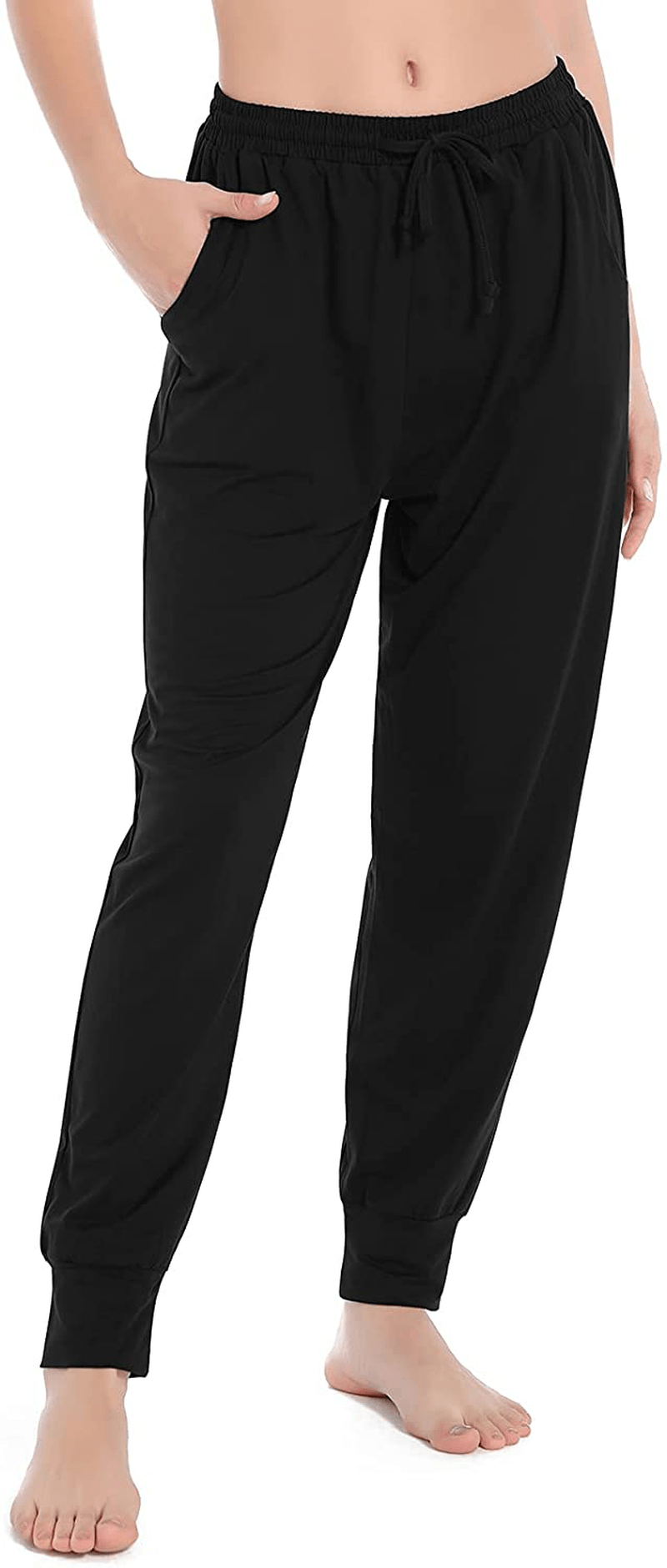 Annenmy Womens Yoga Sweatpants for Women High Waist Workout Joggers Pants Casual Drawstring Comfy Lounge Pants with Pockets Apparel & Accessories > Clothing > Activewear Kylie Max