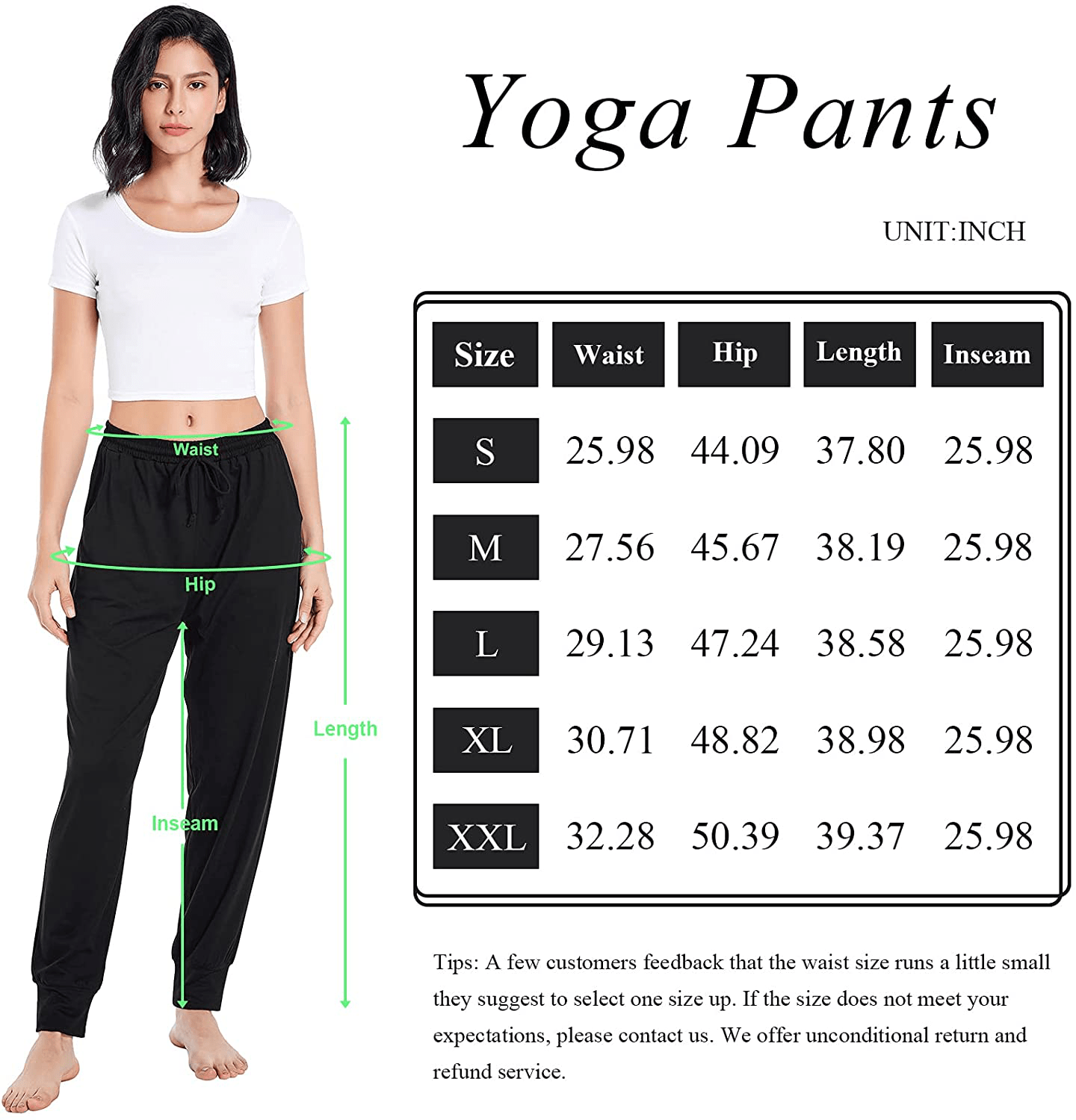Annenmy Womens Yoga Sweatpants for Women High Waist Workout Joggers Pants Casual Drawstring Comfy Lounge Pants with Pockets Apparel & Accessories > Clothing > Activewear Kylie Max