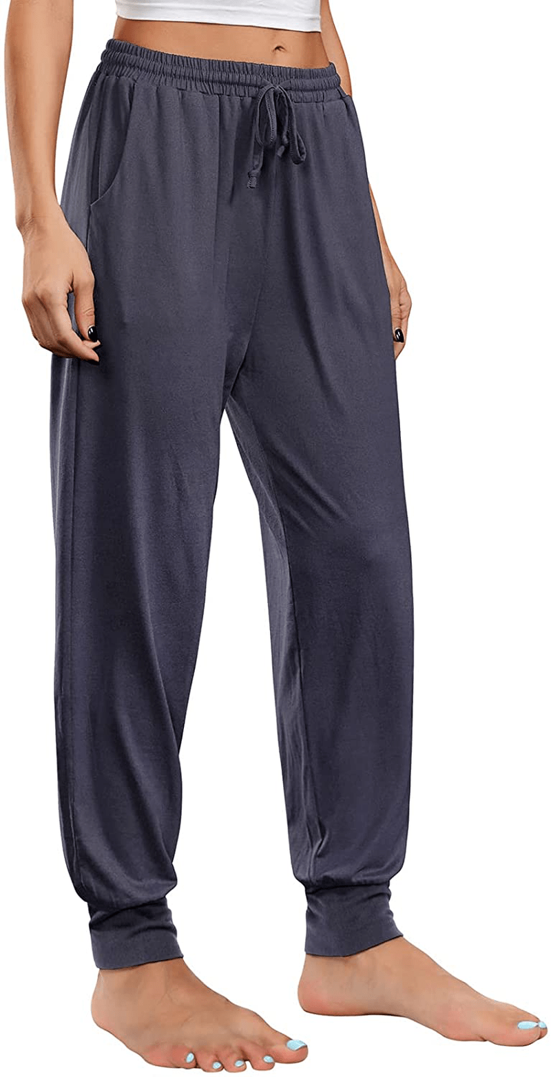 Annenmy Womens Yoga Sweatpants for Women High Waist Workout Joggers Pants Casual Drawstring Comfy Lounge Pants with Pockets Apparel & Accessories > Clothing > Activewear Kylie Max