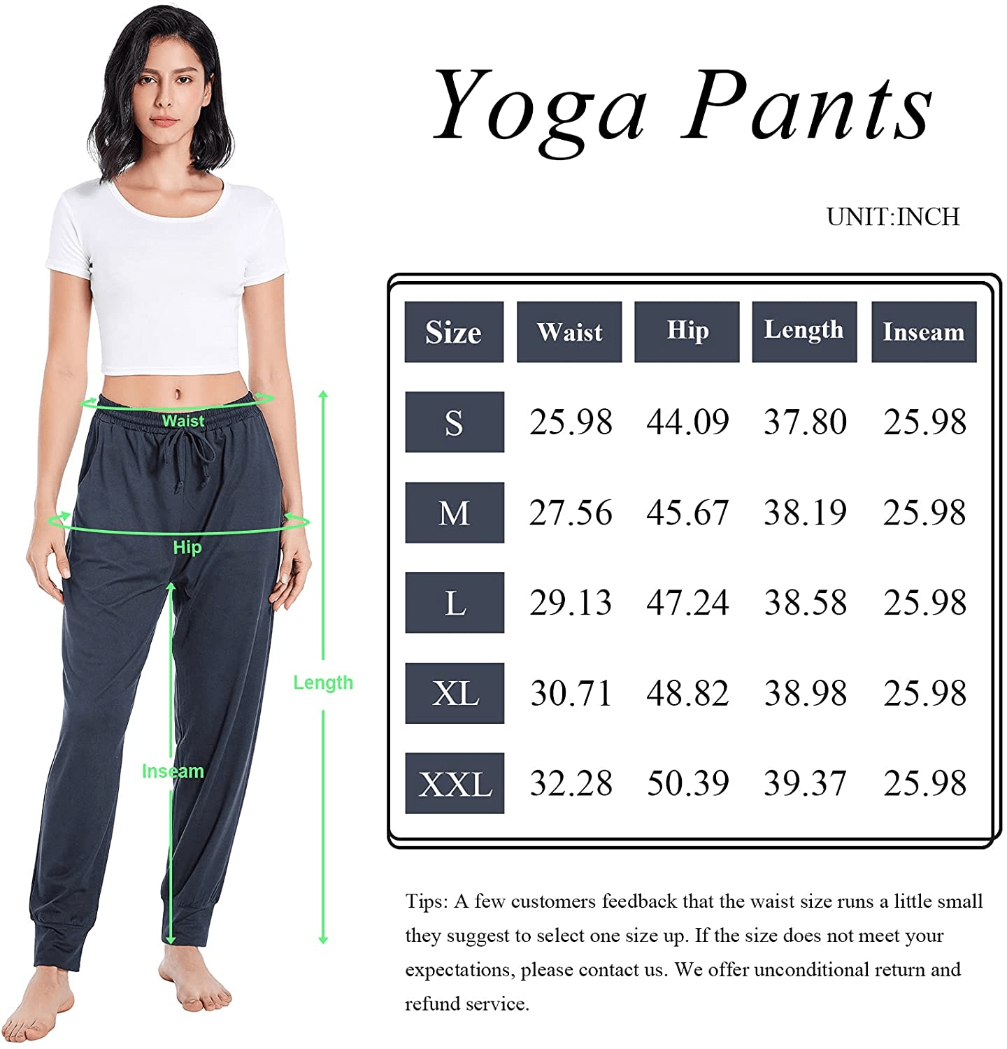 Annenmy Womens Yoga Sweatpants for Women High Waist Workout Joggers Pants Casual Drawstring Comfy Lounge Pants with Pockets Apparel & Accessories > Clothing > Activewear Kylie Max