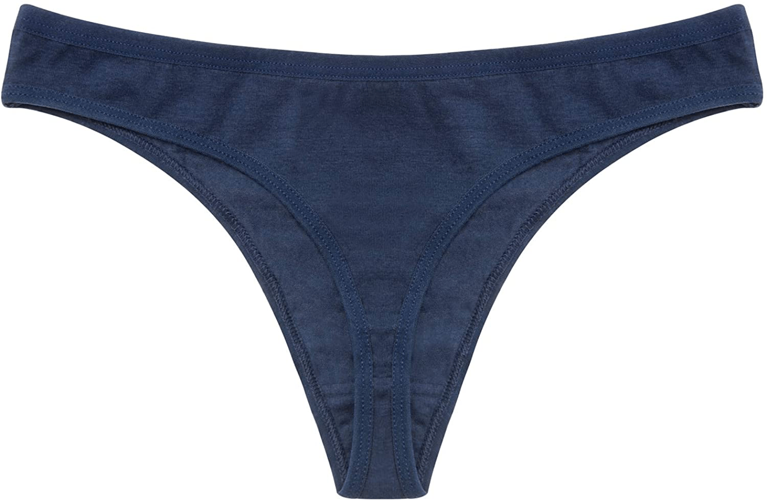 ANZERMIX Women's Breathable Cotton Thong Panties Pack of 6 Apparel & Accessories > Clothing > Underwear & Socks > Underwear ANZERMIX