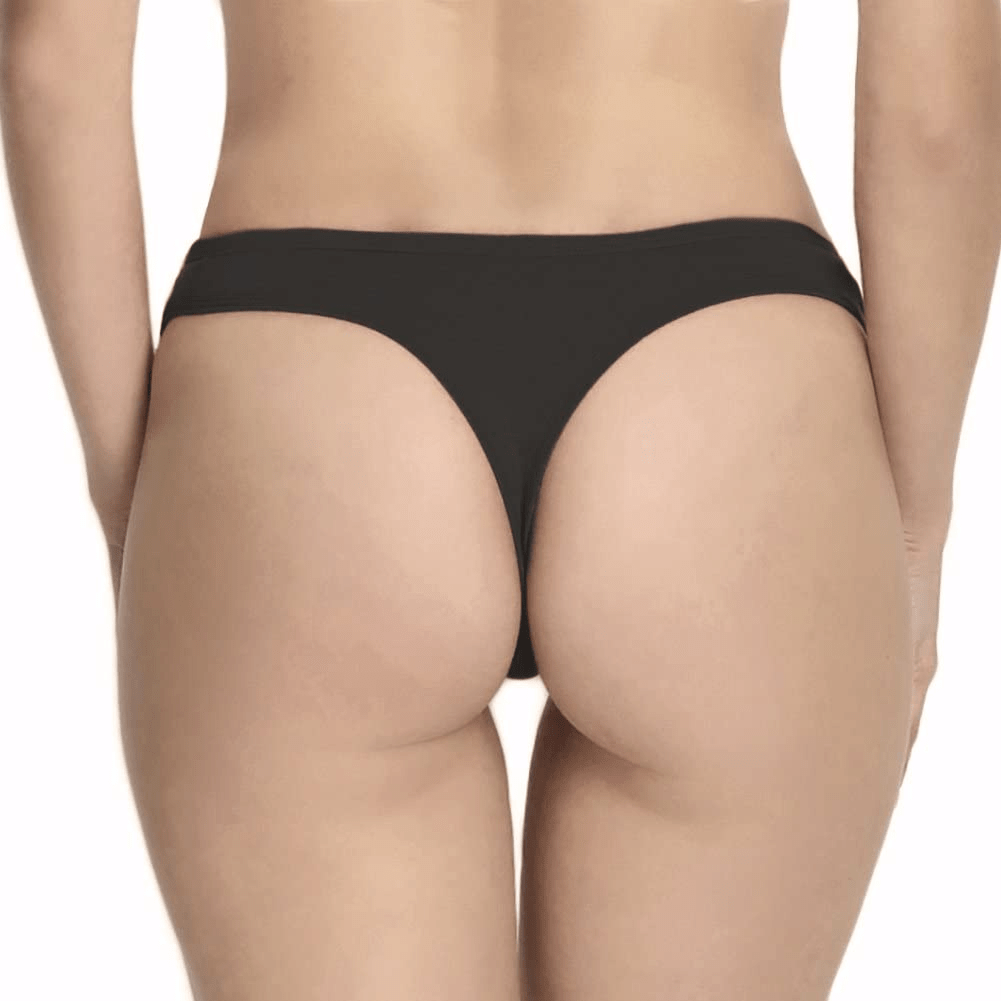 ANZERMIX Women'S Breathable Cotton Thong Panties Pack of 6 Apparel & Accessories > Clothing > Underwear & Socks > Underwear ANZERMIX