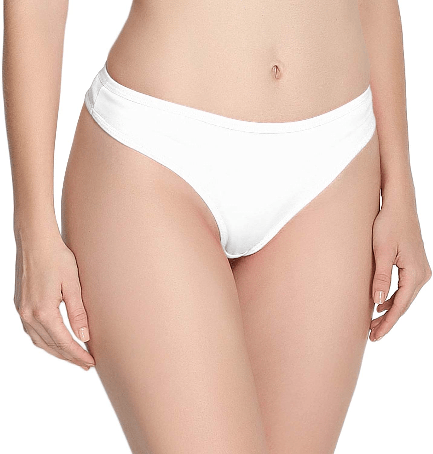 ANZERMIX Women'S Breathable Cotton Thong Panties Pack of 6 Apparel & Accessories > Clothing > Underwear & Socks > Underwear ANZERMIX