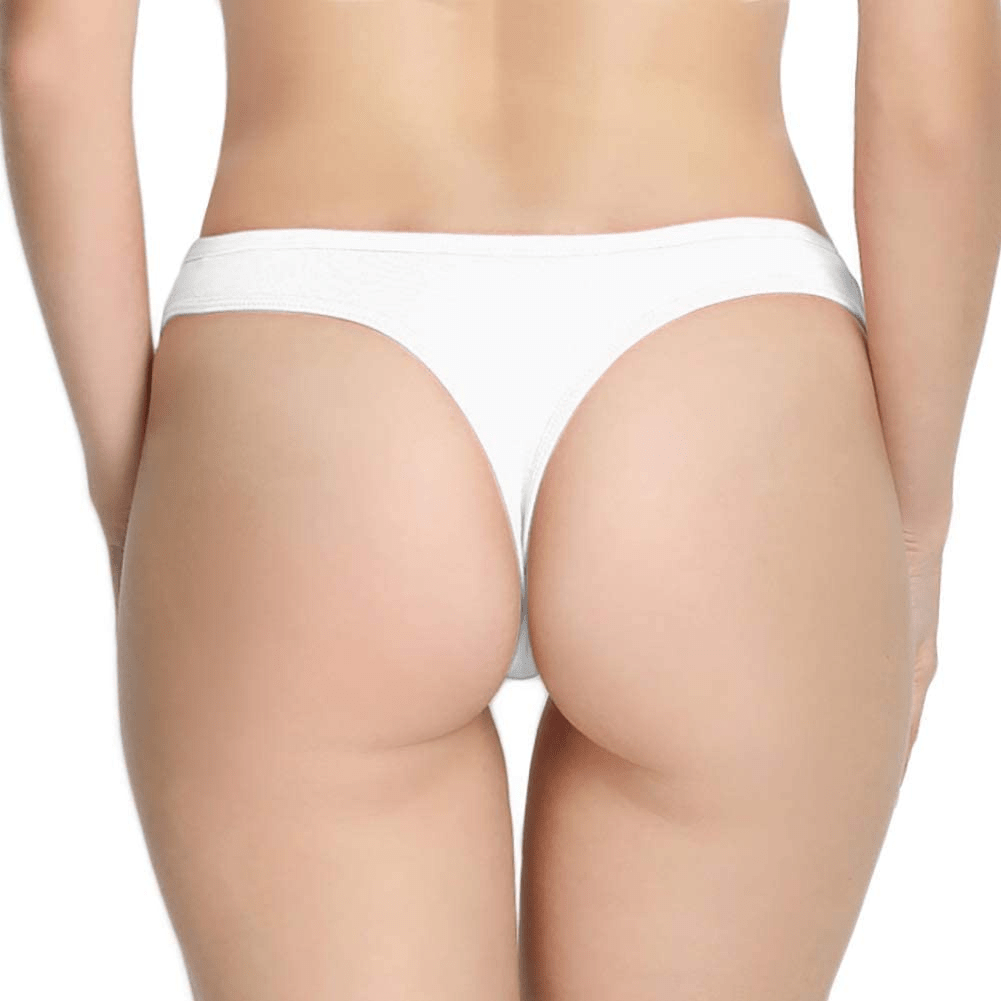 ANZERMIX Women'S Breathable Cotton Thong Panties Pack of 6 Apparel & Accessories > Clothing > Underwear & Socks > Underwear ANZERMIX