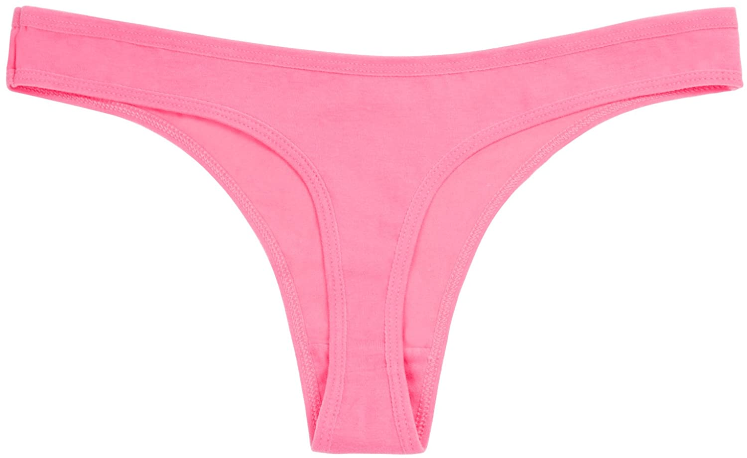 ANZERMIX Women'S Breathable Cotton Thong Panties Pack of 6 Apparel & Accessories > Clothing > Underwear & Socks > Underwear ANZERMIX