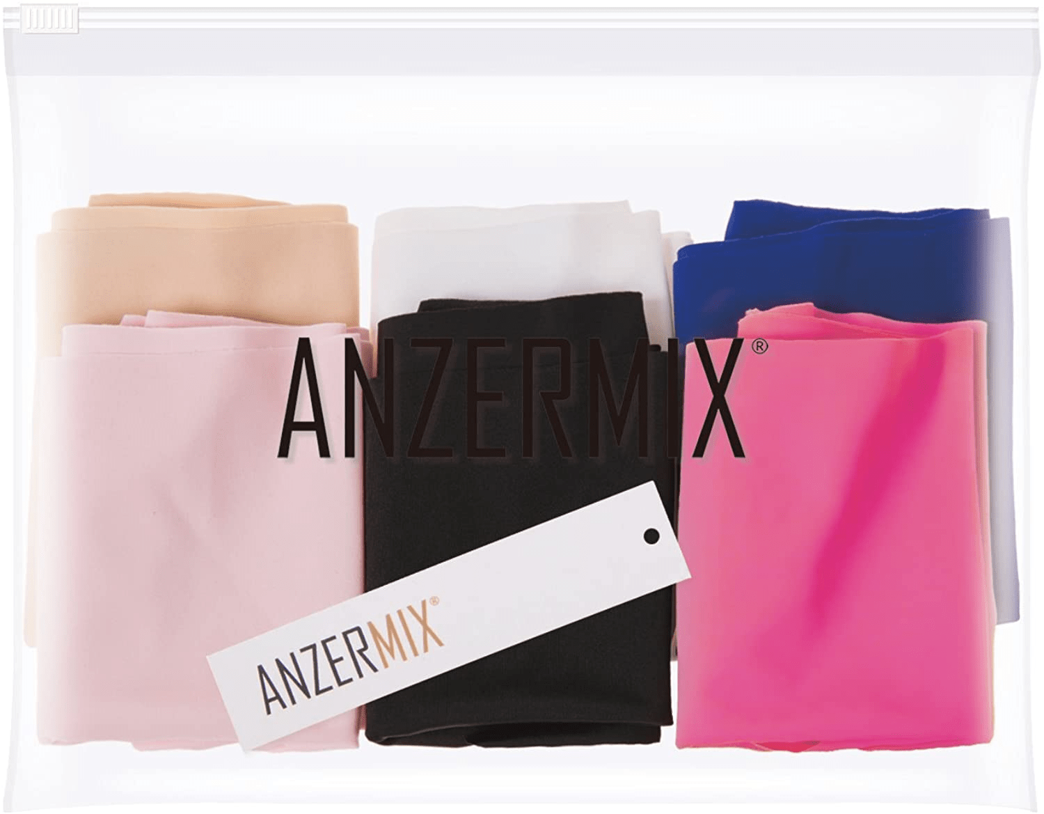 Anzermix Womens Seamless Laser Cut Brief Panties Pack of 6 Apparel & Accessories > Clothing > Underwear & Socks > Underwear ANZERMIX