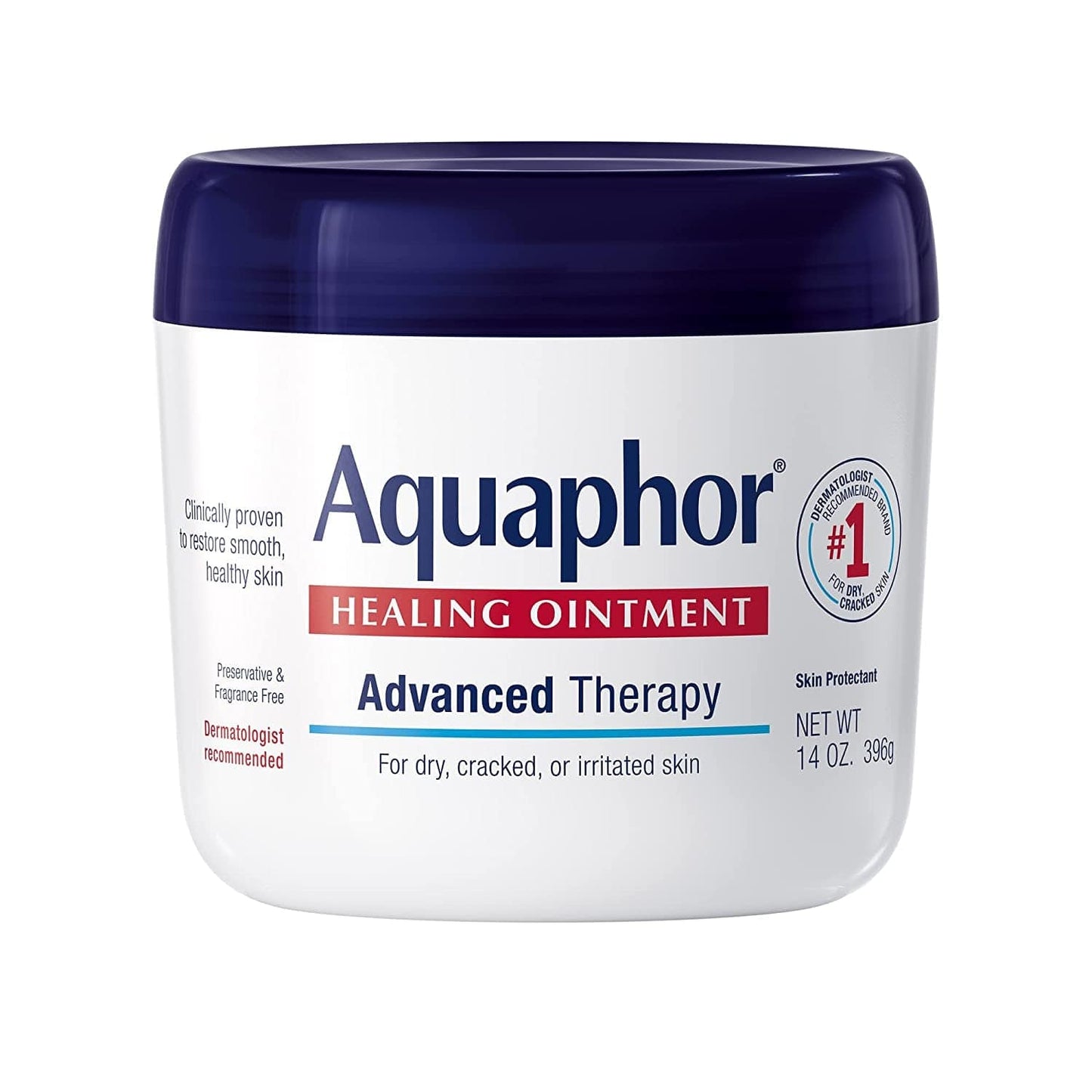 Aquaphor Healing Ointment, Advanced Therapy Skin Protectant, Dry Skin Body Moisturizer, Multi-Purpose Healing Ointment, for Dry, Cracked Skin & Minor Cuts & Burns, 14 Oz Jar Health & Beauty > Personal Care > Foot Care Aquaphor