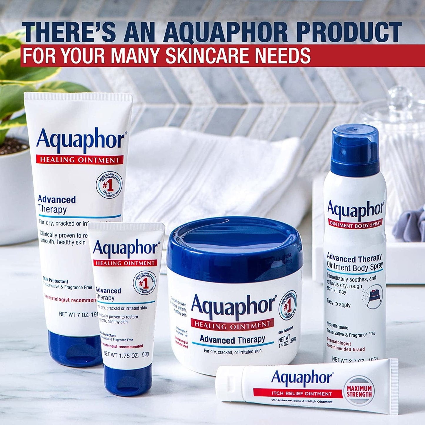Aquaphor Healing Ointment, Advanced Therapy Skin Protectant, Dry Skin Body Moisturizer, Multi-Purpose Healing Ointment, for Dry, Cracked Skin & Minor Cuts & Burns, 14 Oz Jar Health & Beauty > Personal Care > Foot Care Aquaphor