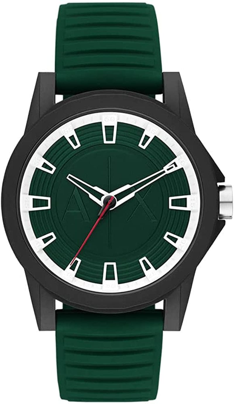 Armani Exchange AX Men'S Stainless Steel Quartz Dress Watch Green