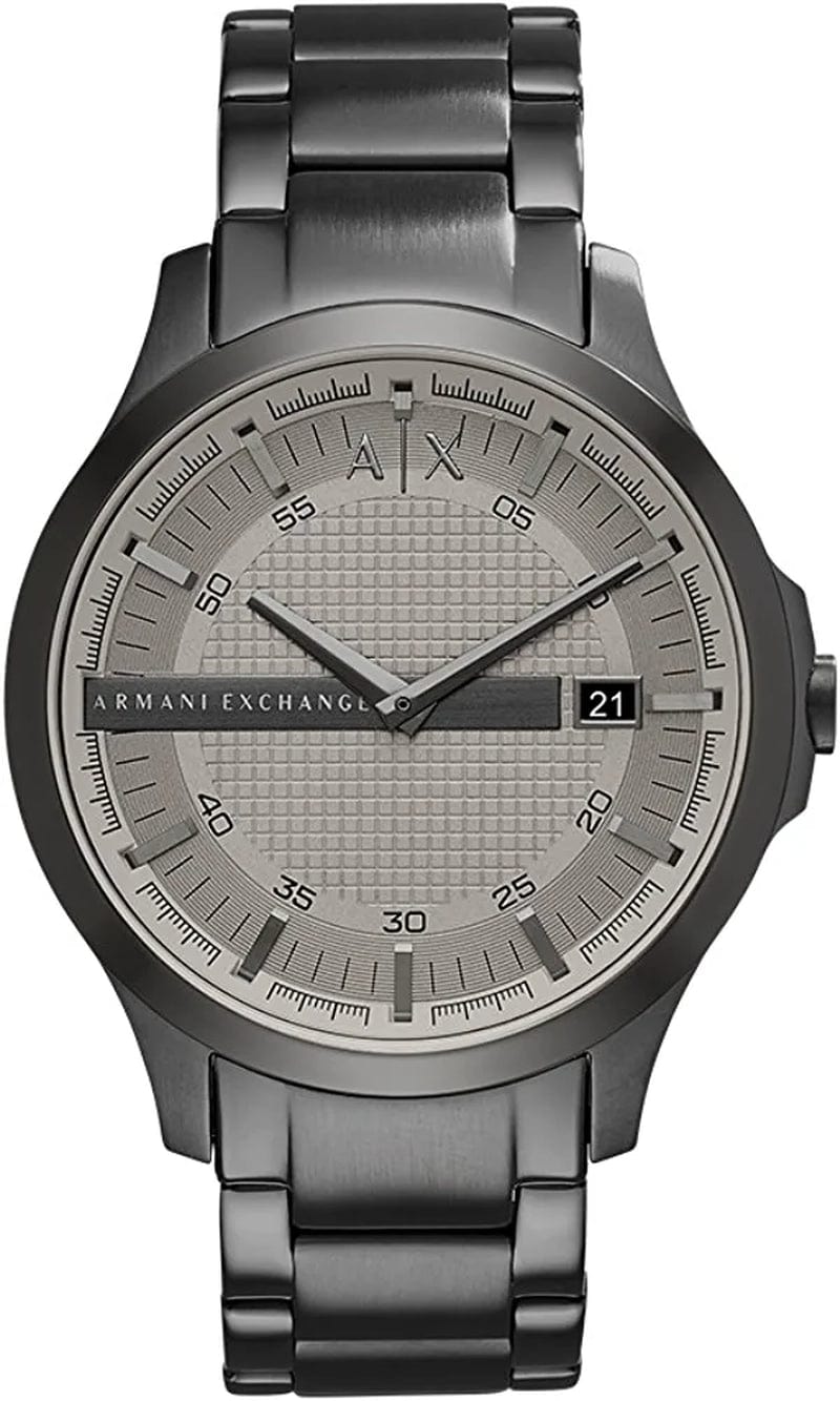 Armani Exchange AX Men'S Stainless Steel Quartz Dress Watch Gunmetal/Gray