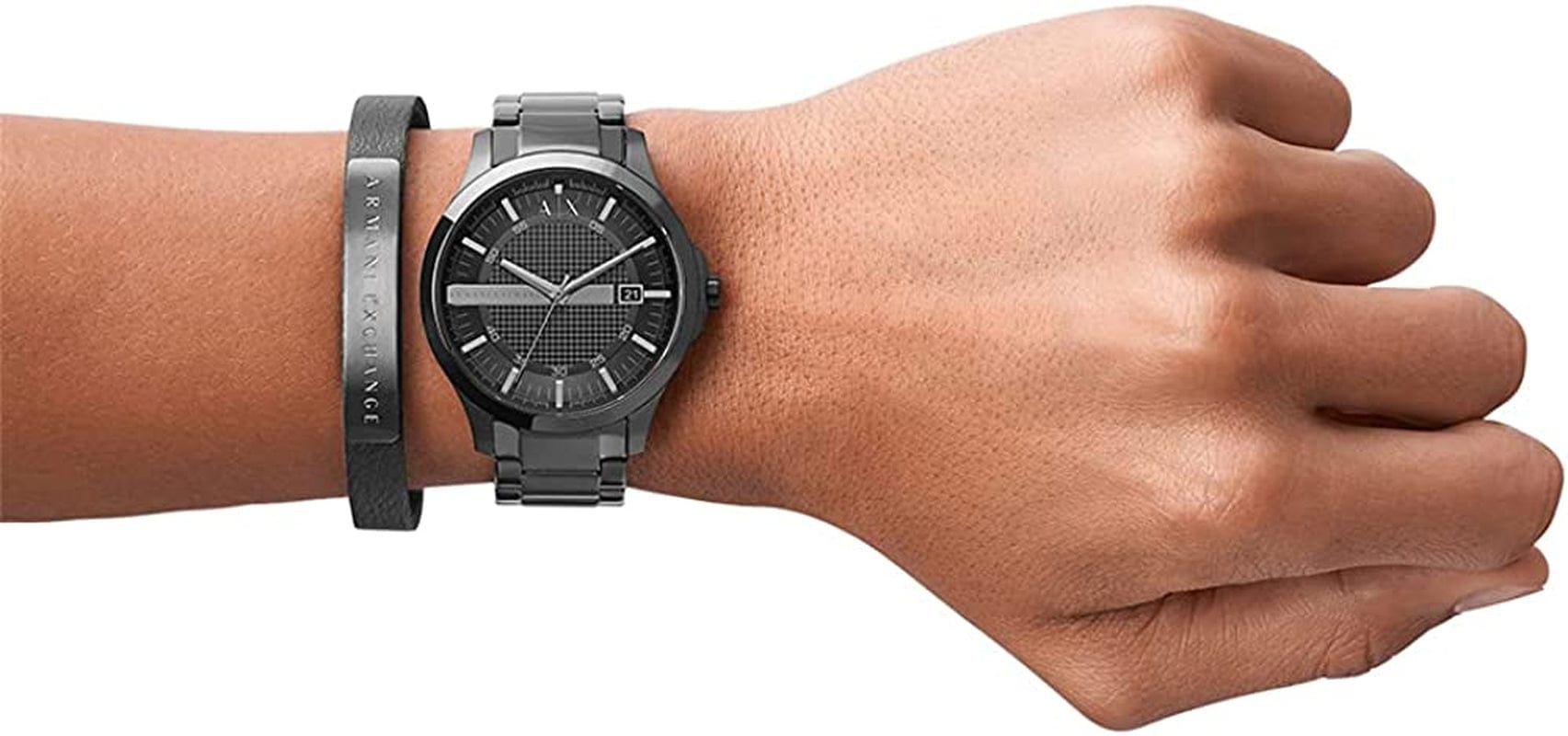 Armani Exchange AX Men'S Stainless Steel Quartz Dress Watch