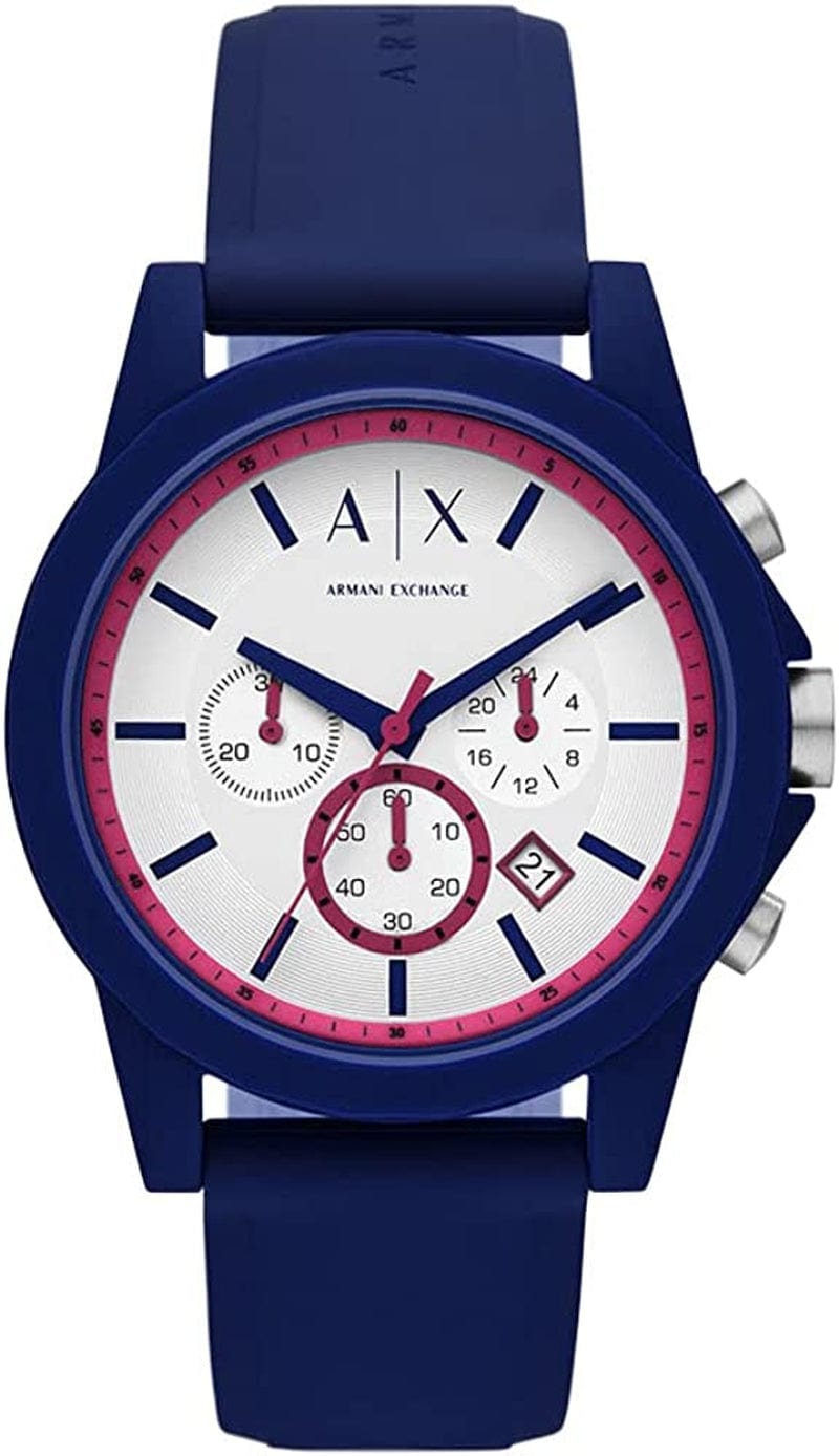 Armani Exchange Men'S Chronograph Dress Watch with Leather, Steel or Silicone Band Multi