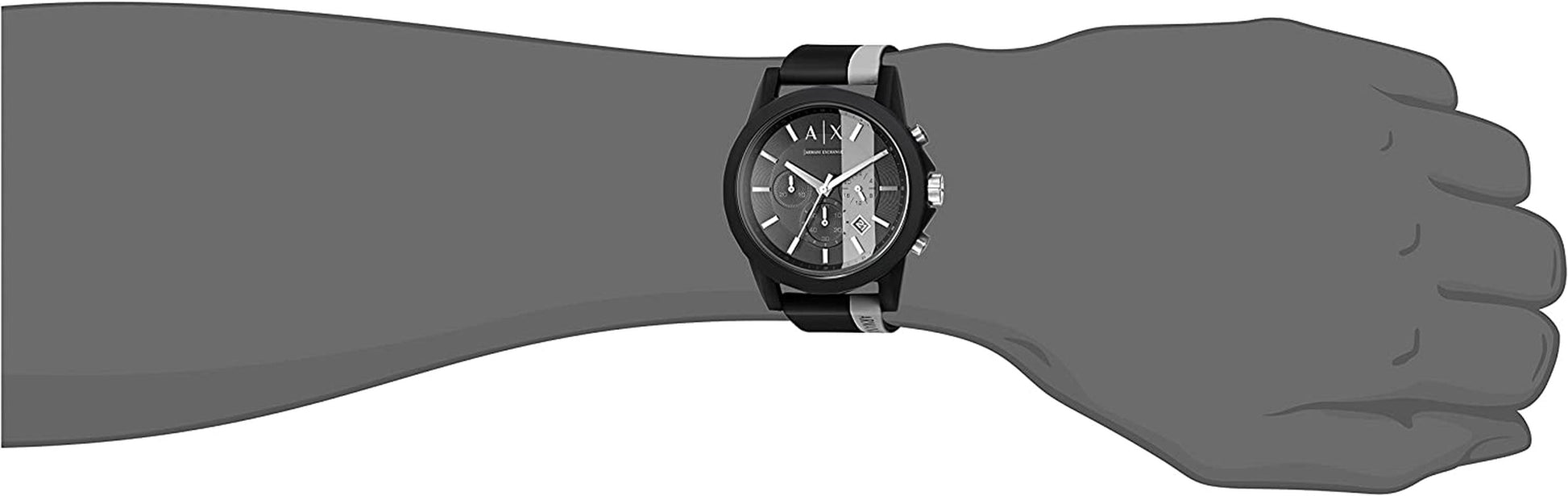 Armani Exchange Men'S Chronograph Dress Watch with Leather, Steel or Silicone Band