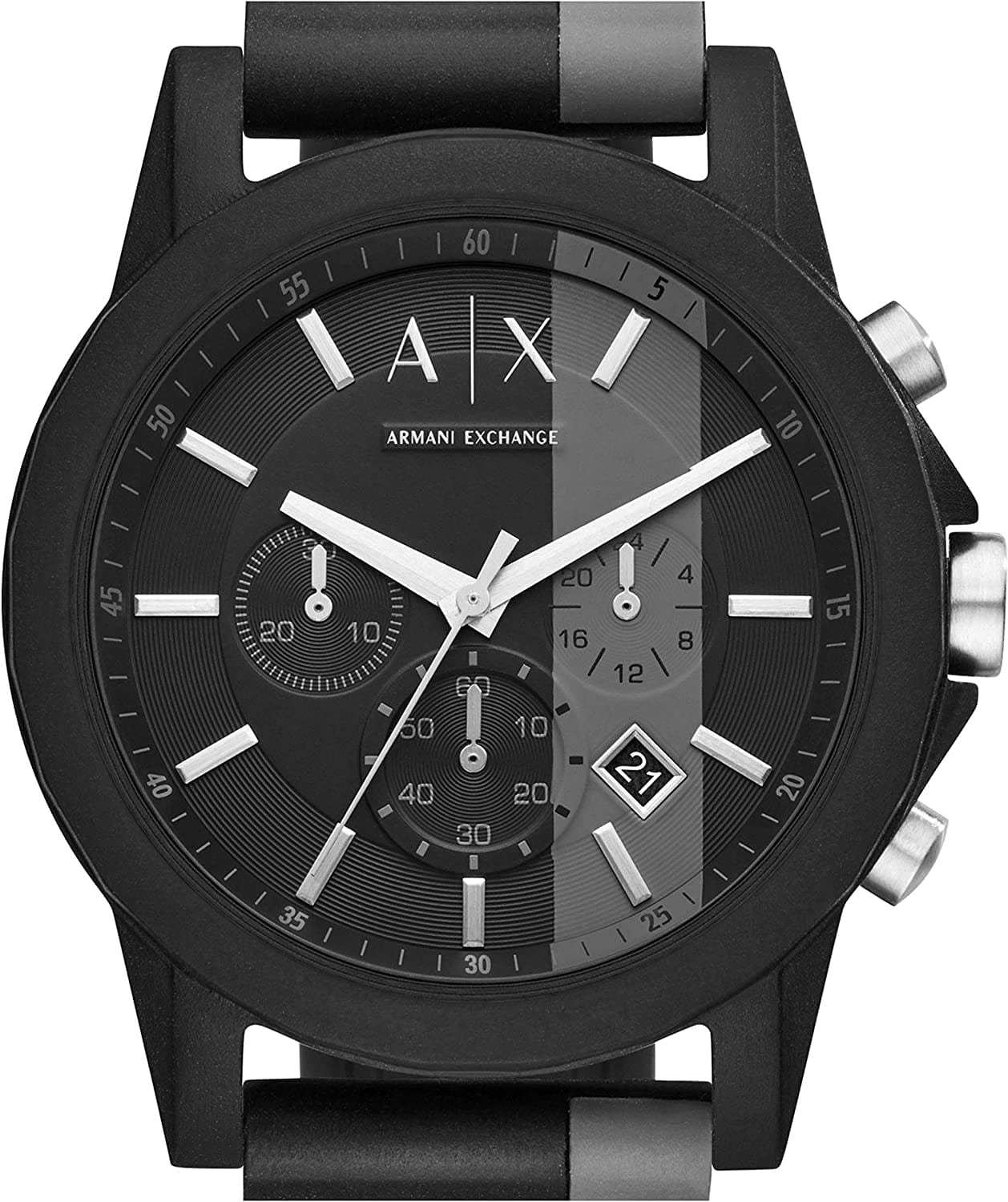 Armani Exchange Men'S Chronograph Dress Watch with Leather, Steel or Silicone Band
