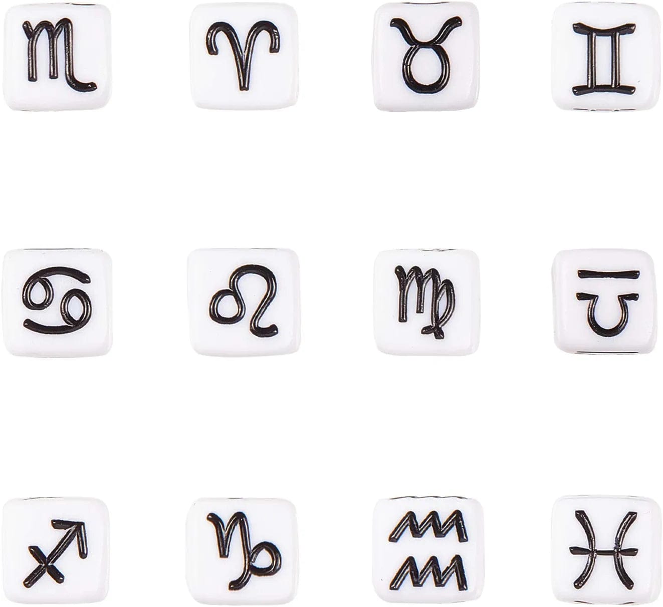 Arricraft 90 Pcs Transparent Glass Butterfly Wings Charms Pendants for Necklace Bracelets Jewelry Making (Mixed Color) Constellation