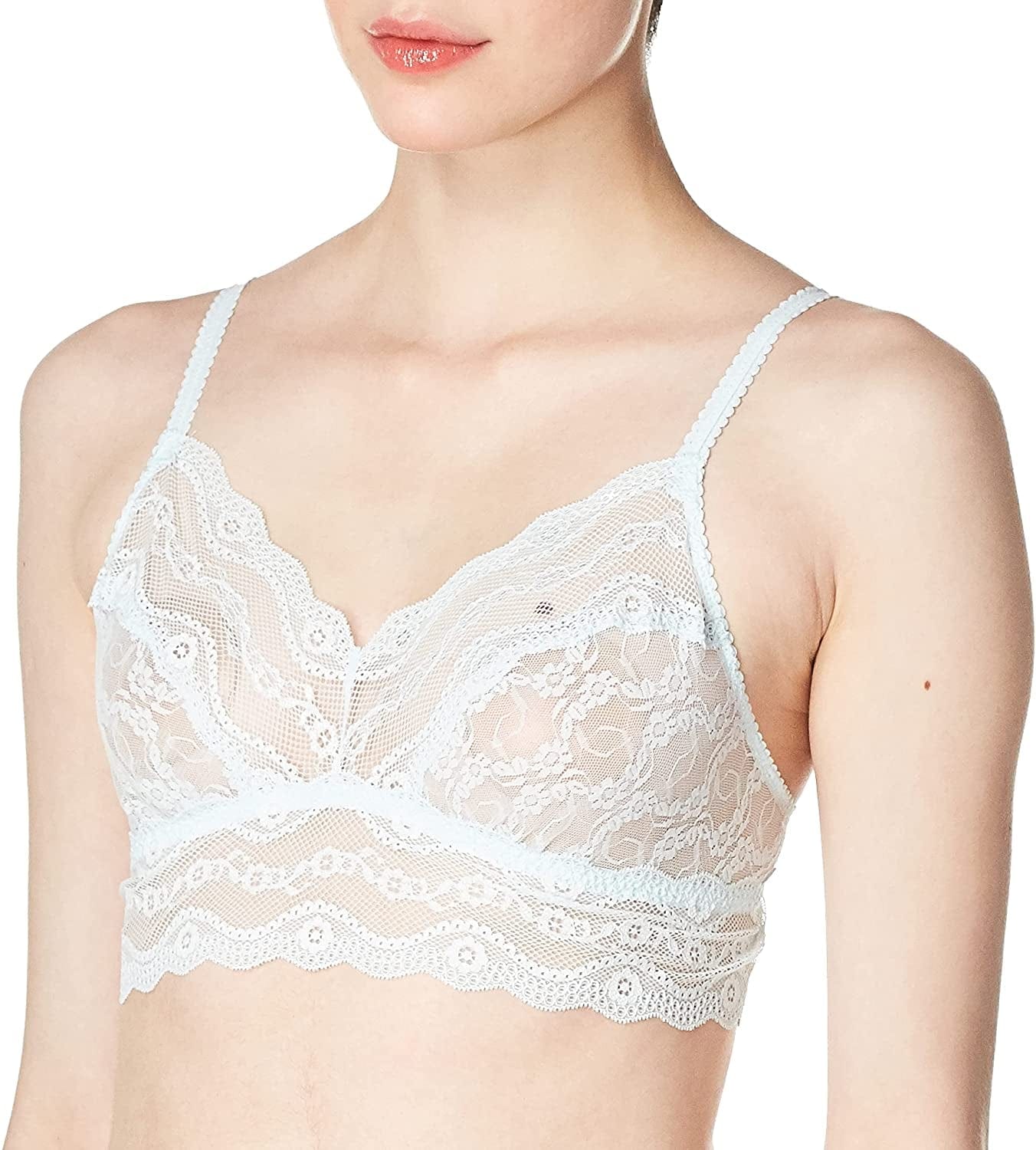 B.Tempt'D by Wacoal Women'S Lace Kiss Bralette Saltwater Slide / Medium