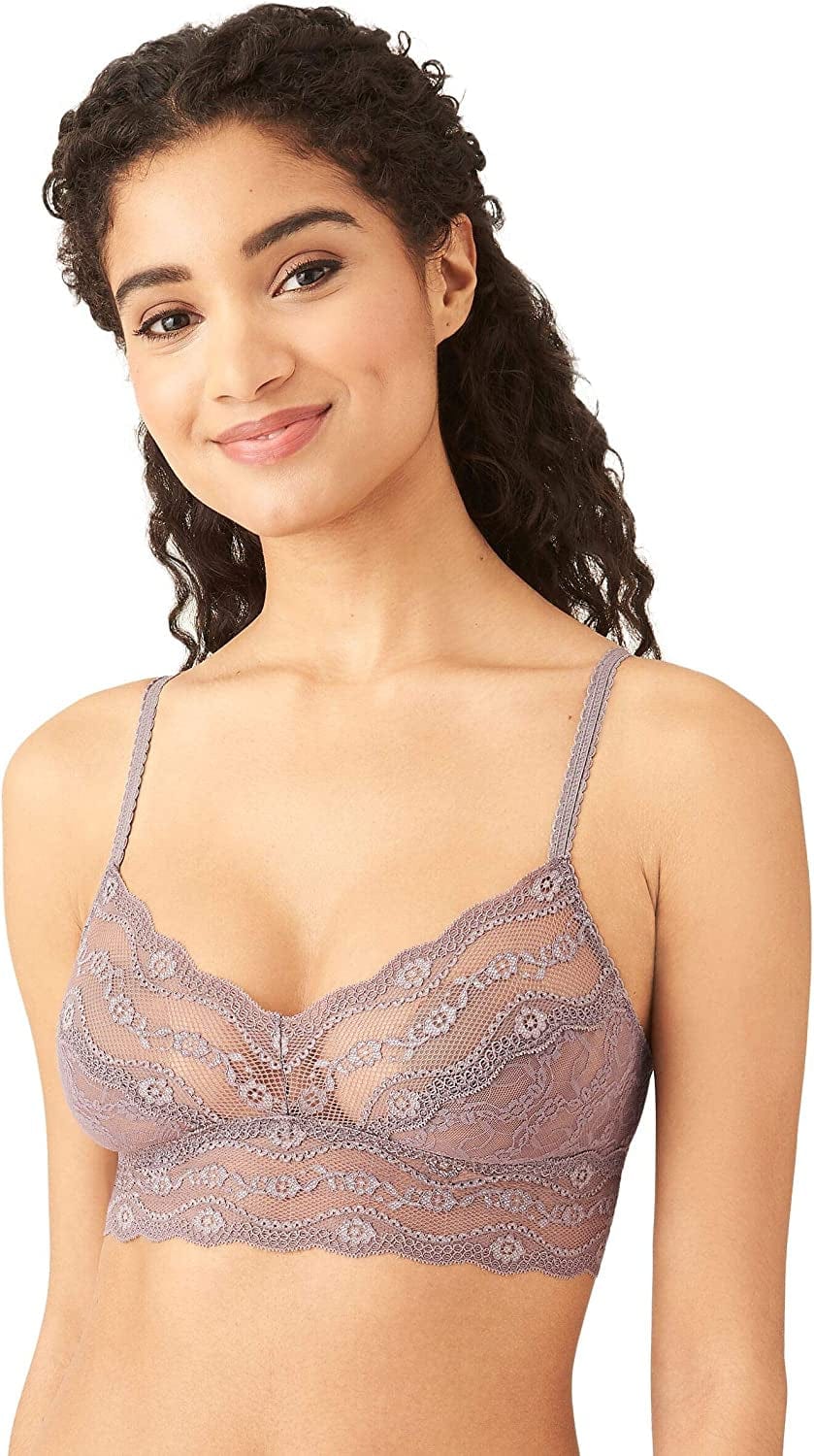 B.Tempt'D by Wacoal Women'S Lace Kiss Bralette Shark / Small