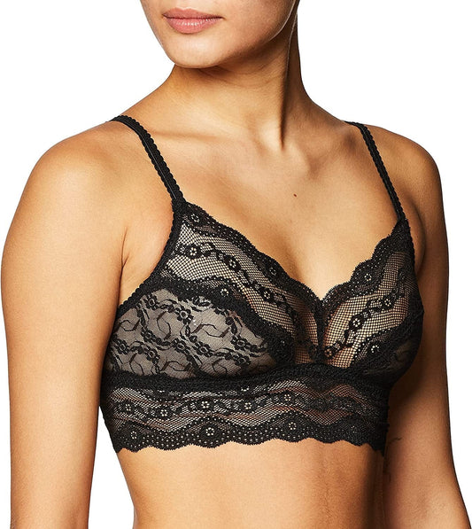 B.Tempt'D by Wacoal Women'S Lace Kiss Bralette Night / Small