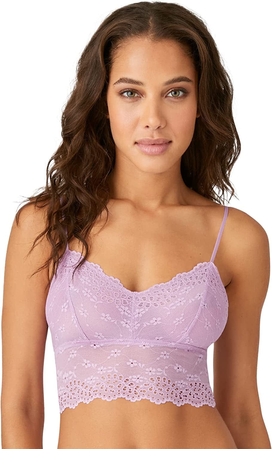 B.Tempt'D Women'S Inspired Eyelet Bralette Lavender Herb / Medium