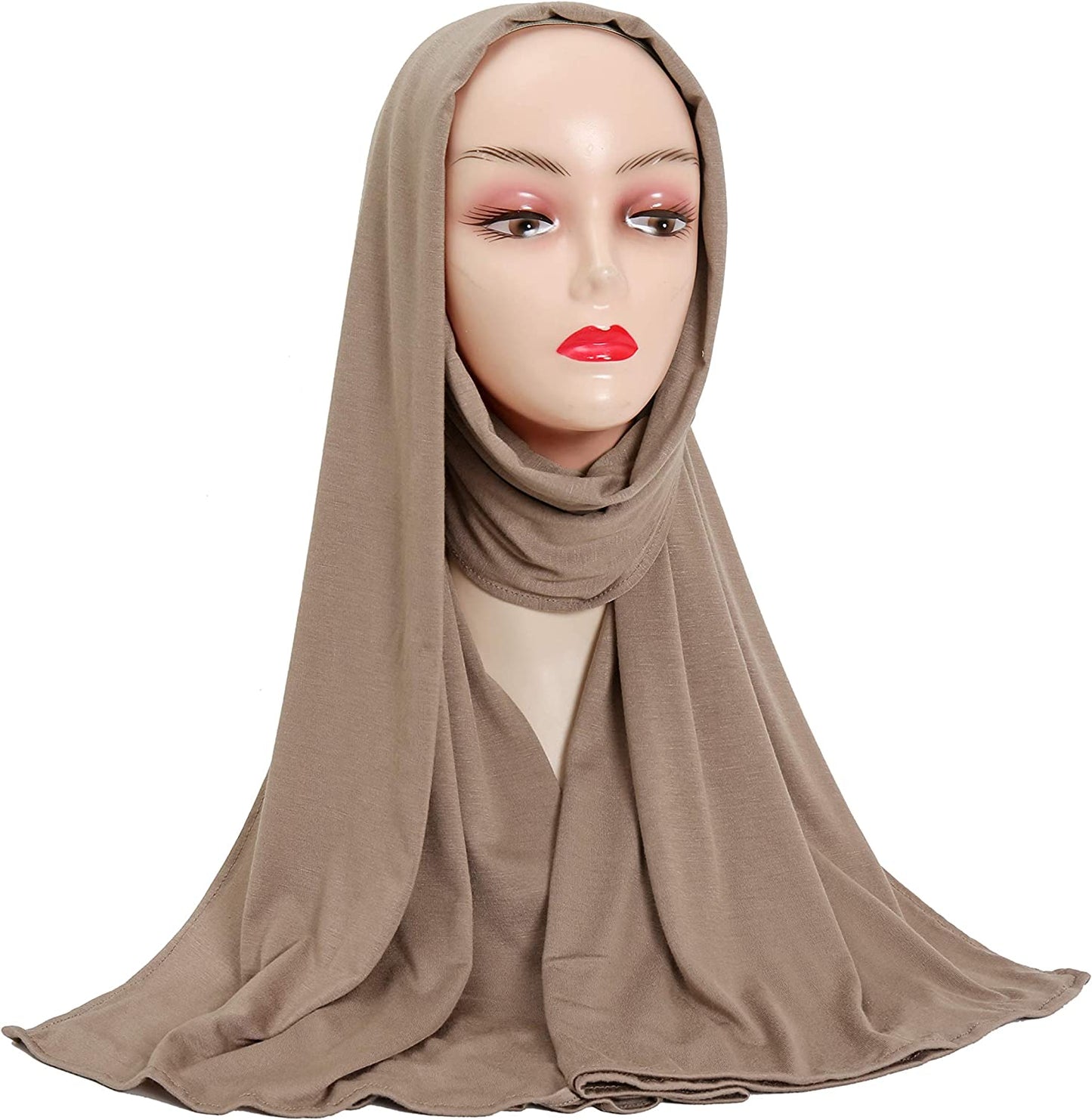 Hophor Soft Stretch Head Wrap Scarfs Long Turban Head Wrap Tie for Women Apparel & Accessories > Clothing Accessories > Bandanas & Headties Hophor