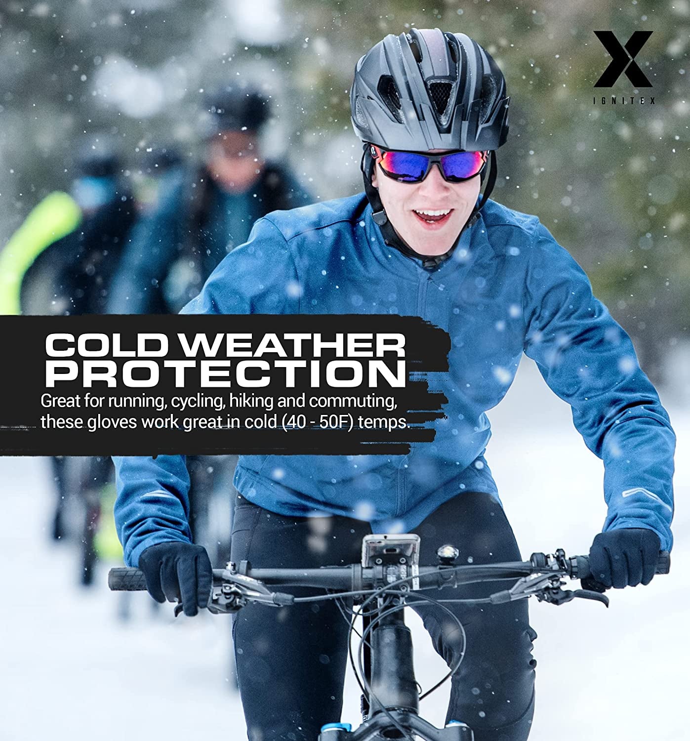 Running Glove Liners - Thermal Winter Gloves for Men & Women - Thin & Lightweight Cold Weather Gloves for Cycling & Driving Apparel & Accessories > Clothing Accessories > Gloves & Mittens IGN1TE