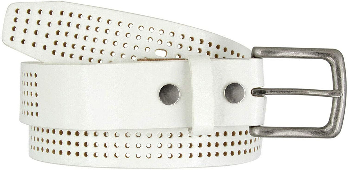 Western Floral Engraved Embossed Tooled Genuine Leather Belt Strap or Belt 1-1/2"(38Mm) Wide, Multi-Style Options Apparel & Accessories > Clothing Accessories > Belts Belts.com