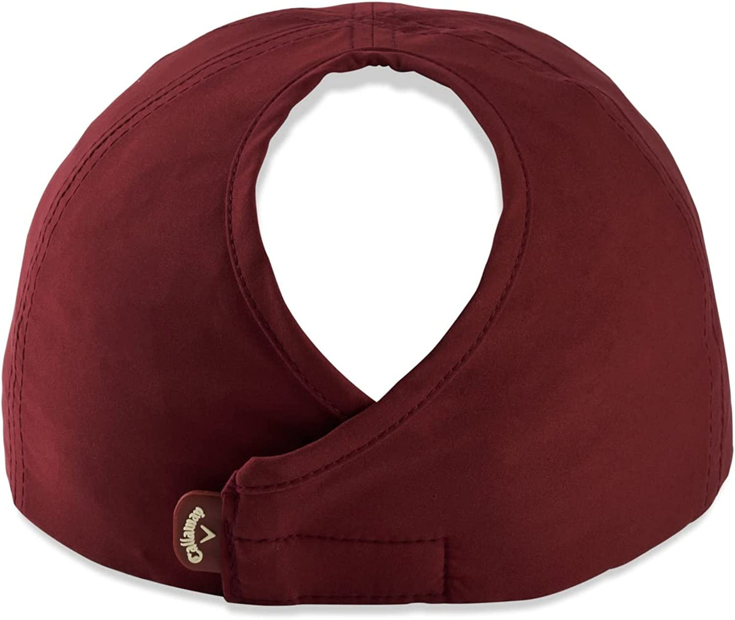 Callaway Golf 2022 Ladies High Tail Adjustable Hat, Adjustable Size, Dark Red Color Apparel & Accessories > Clothing Accessories > Hats Callaway