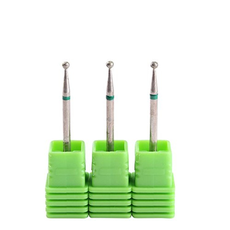 MZCMSL 4PCS Cuticle Clean Drill Bit Diamond Nail Bit Ball Head Stone File Manicure Pedicure Nail Art Tools Health & Beauty > Personal Care > Cosmetics > Cosmetic Tools > Nail Tools MZCMSL 3PCS Φ2.34MM