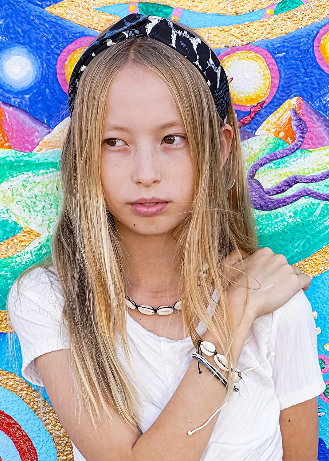 Cowrie Shell Necklace with Matching Seashell Anklet and Bracelet, VSCO Girl Accessories Set for Teen Girls, Aesthetic Beach Jewelry for Women Apparel & Accessories > Jewelry > Anklets KYLIE MAX