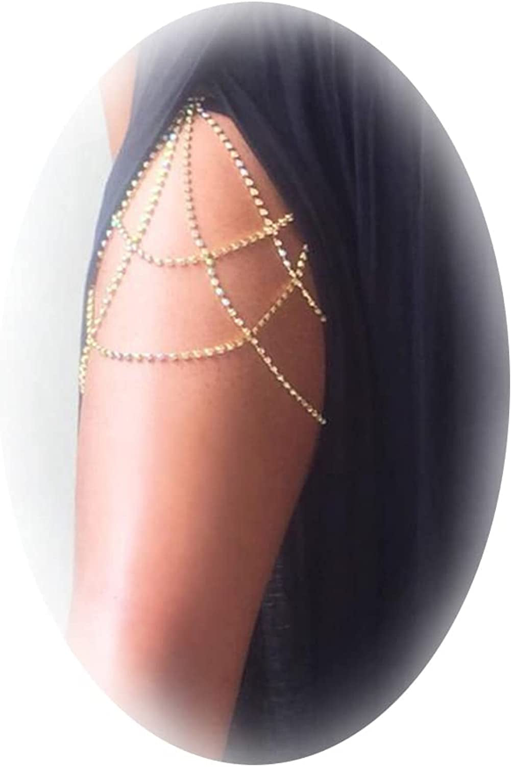 Snake Leg Chain Jewelry for Women Thigh Chain Boho Body Chain Snake Pendant Body Jewelry for Girls Apparel & Accessories > Jewelry > Body Jewelry choice of all chain body chain