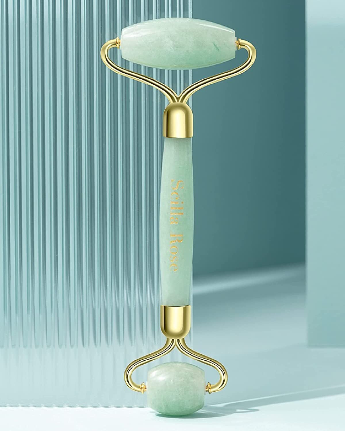The Best Jade Roller Massaging Facial Roller, Superior and Natural for Facial Toning, Massage, Anti-Ageing, Skin Firming, Face Slimming. Lymphatic Drainage. Authentic & Genuine Beauty Tool Health & Beauty > Personal Care > Cosmetics > Cosmetic Tools > Skin Care Tools Scilla ROSE