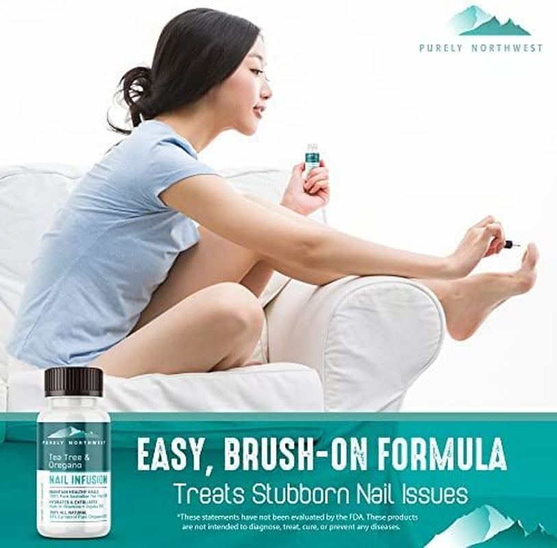 Purely Northwest-Tea Tree Oil Foot Soak & Nail Repair Oil Set- for Damaged Nails, Athletes Foot, Smelly Feet and Foot Callus - Made in the USA Health & Beauty > Personal Care > Foot Care Purely Northwest