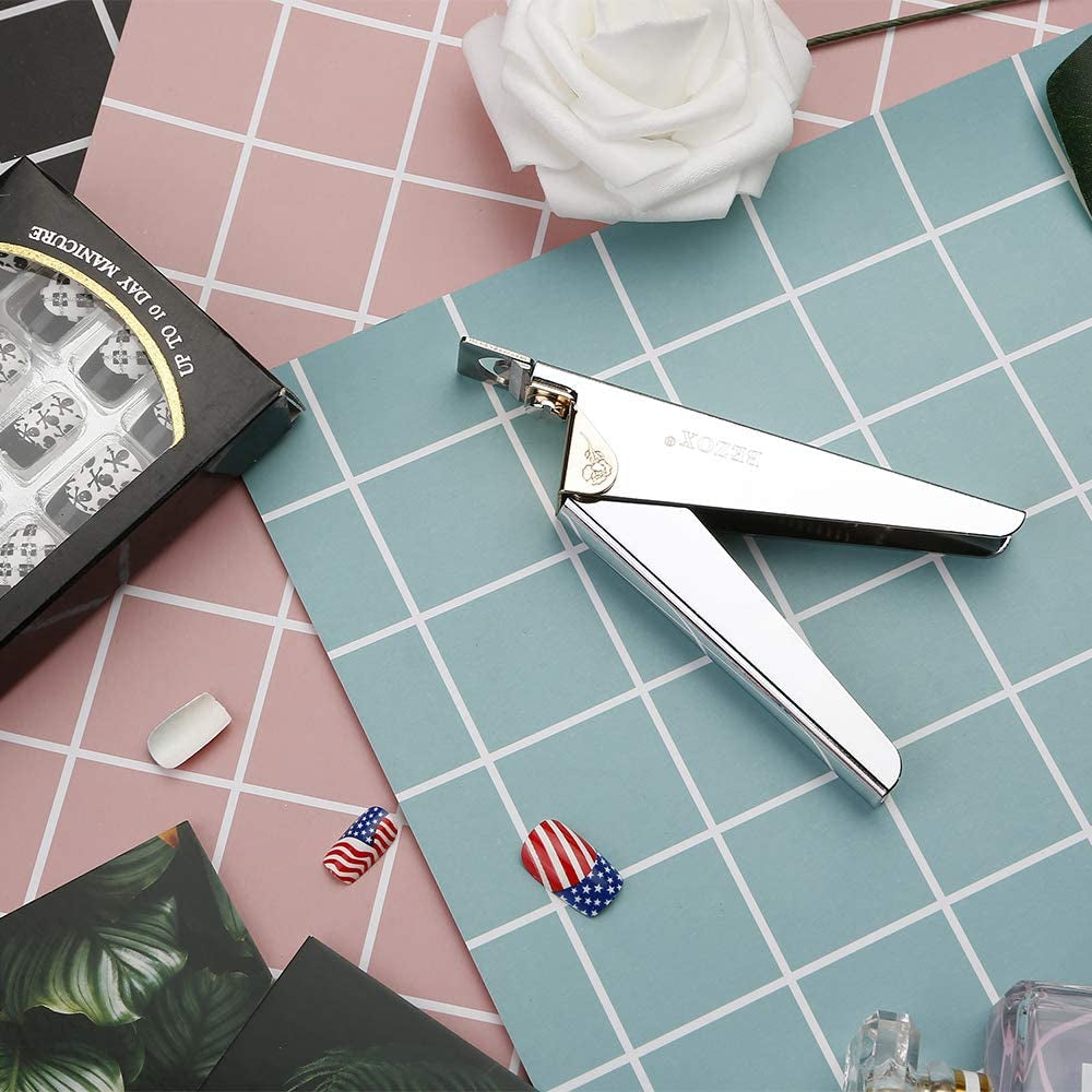 BEZOX New Style Acrylic Nail Clippers Nail Tips Cutter, Manicure Nail Edge Trimmer for Acrylic Nails/Fake Nails/Artificial Nails - Stainless Steel Acrylic Nail Tool Health & Beauty > Personal Care > Cosmetics > Cosmetic Tools > Nail Tools BEZOX