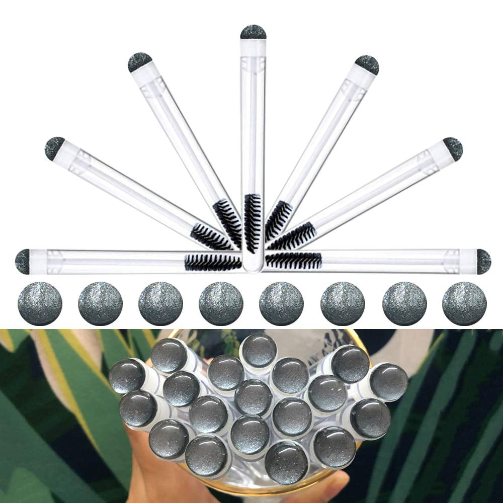 Dming 10Pcs Eyelash Brush Lash Wand Makeup Tool Eyelash Extension Supplies Cleaning Brush Diamond Mascara Mix Color Health & Beauty > Personal Care > Cosmetics > Cosmetic Tools > Makeup Tools Dming sky black 20 Count (Pack of 1)