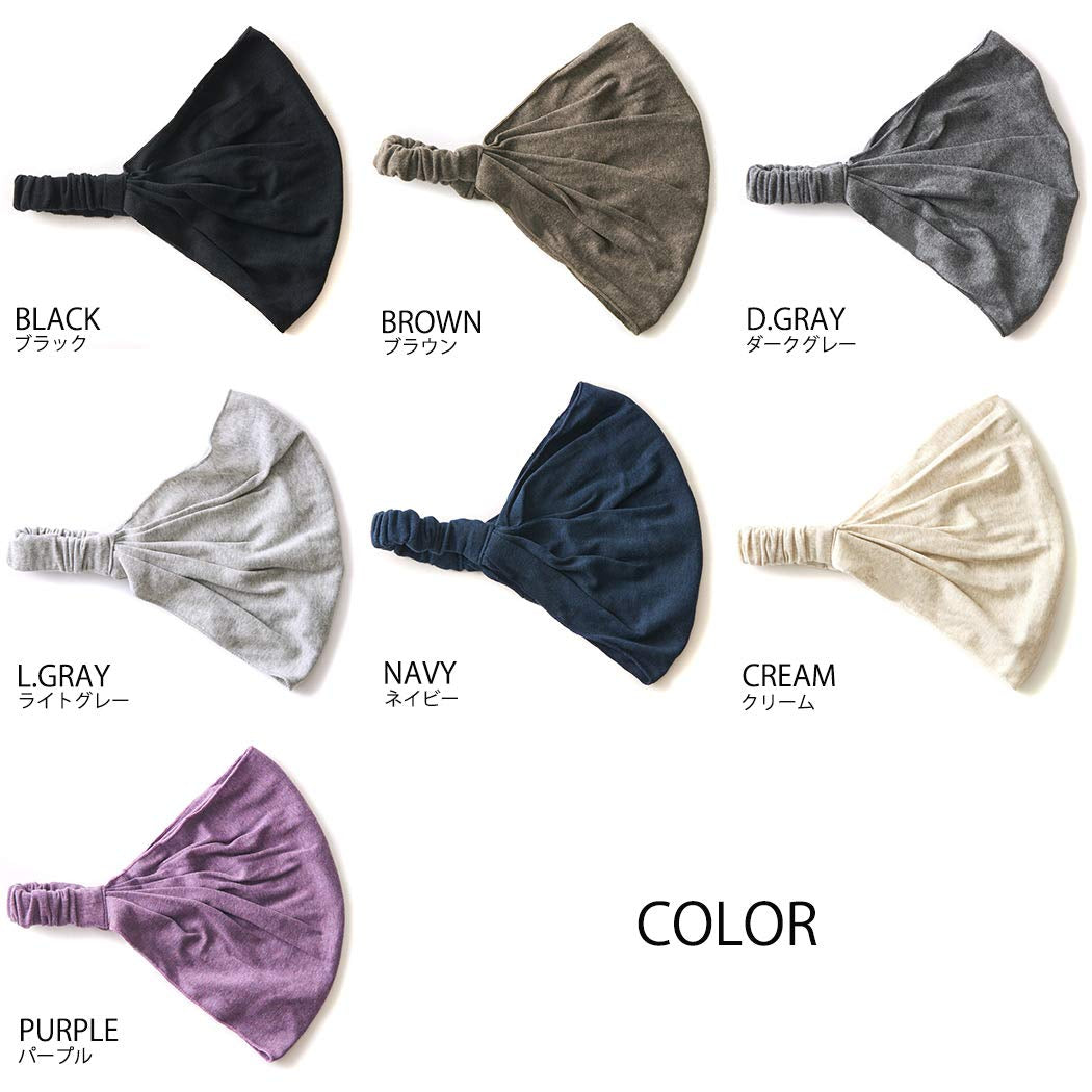 CHARM Casualbox | Organic Cotton Headband Pre-Tied Bandana Mens Womens Hairband Chemo Head Bands Navy Apparel & Accessories > Clothing Accessories > Bandanas & Headties CHARM